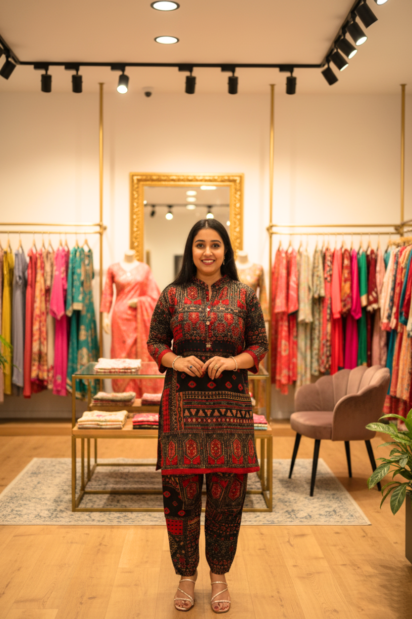 Multi Color Co-ord Set